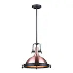 Canarm Rosa 1-Light Matte Black/Bronze