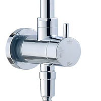 Glacier Bay Modern 8-inch 1-Function Wall Mount Rectangle Handshower & Showerhead Kit in Chrome