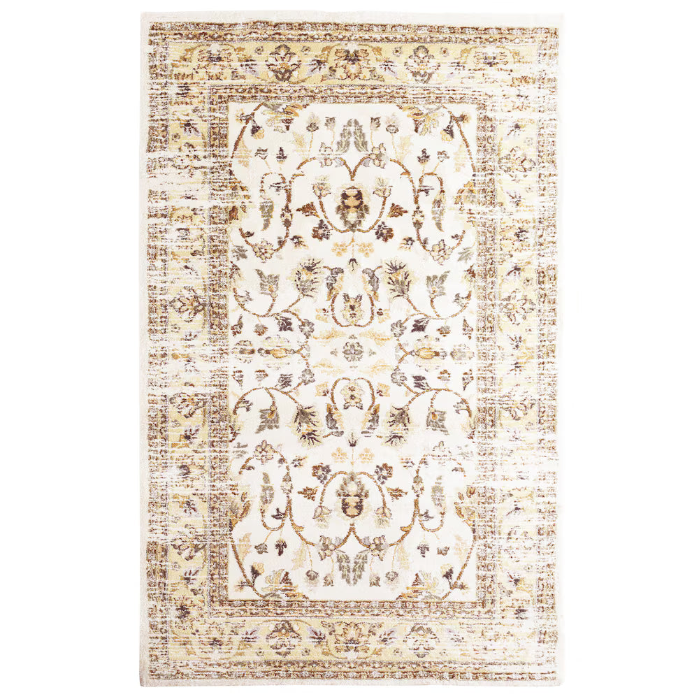 Lanart Rug Cozy Cream 8 ft. X 10 ft. Traditional Indoor Area Rug
