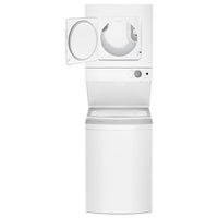 1.8 cu. ft. Stacked Electric Washer and Dryer in White