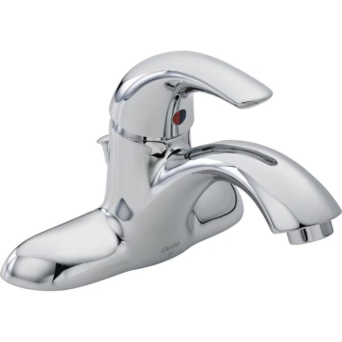 Delta Classic Single Handle Center Set Mid Arc Bathroom Sink Faucet