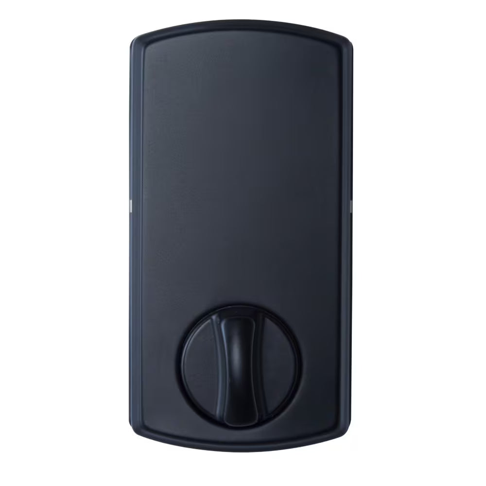 Defiant Square Matte Black Electronic Keypad Deadbolt