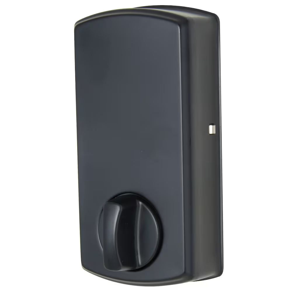 Defiant Square Matte Black Electronic Keypad Deadbolt