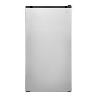 Vissani 3.2 cu. ft. Stainless Steel Compact Mini Refrigerator with 3 Shelves - ENERGY STAR