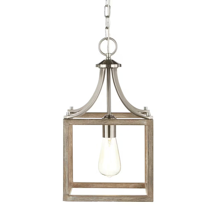 Boswell 1-Light Brushed Nickel Pendant Light