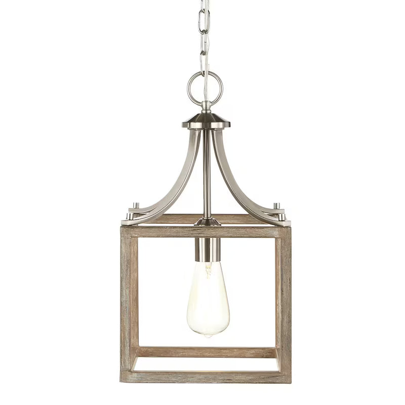 Boswell 1-Light Brushed Nickel Pendant Light