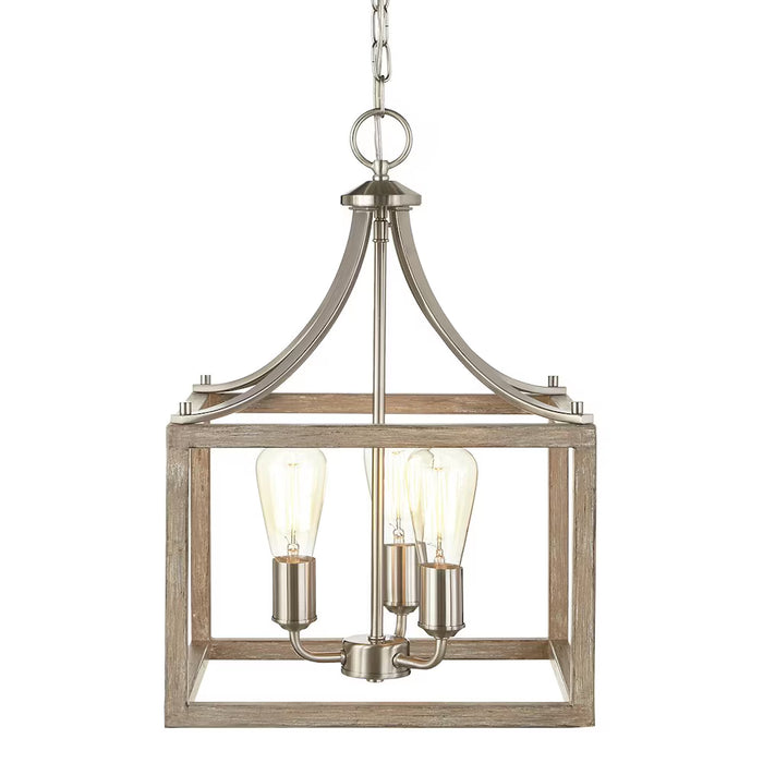 Boswell 3-Light Brushed Nickel Pendant Light