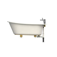 MAAX F2 Drain kit in ABS for Freestanding Bathtub Installation