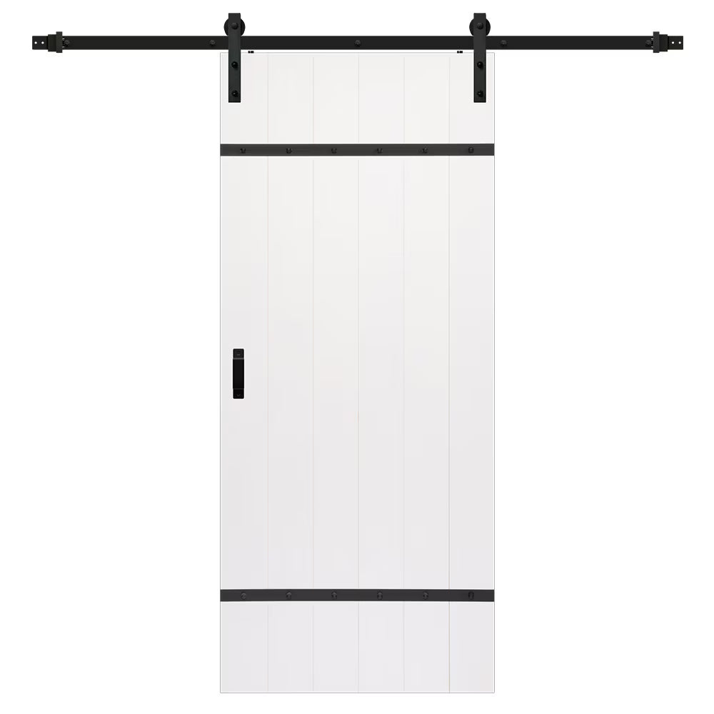 TRUporte Easy Barn Door Hardware Kit
