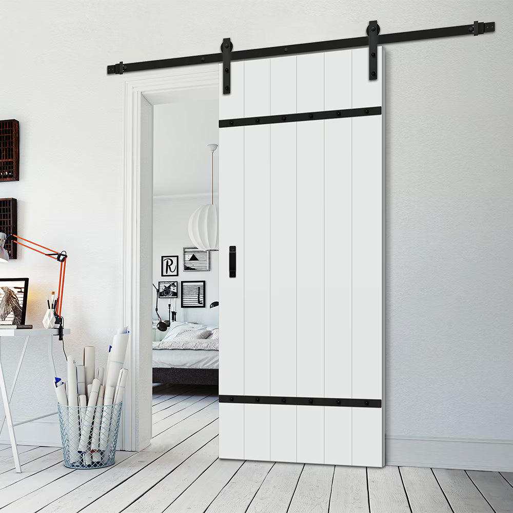 TRUporte Easy Barn Door Hardware Kit