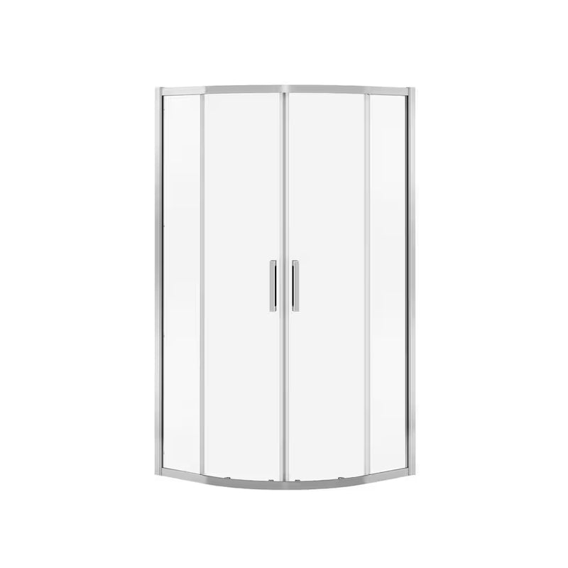 MAAX Radia Neo-Round Semi-Frameless Tempered Glass Sliding Corner Shower Door