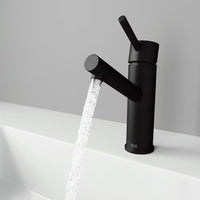 Noma Single Hole Single-Handle Bathroom Faucet in Matte Black
