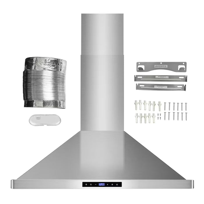 Cosmo 30" Vista Collection Ducted Wall Mount Range Hood