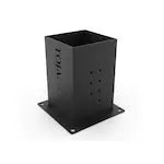 TOJA GRID SOLO Pergola Post Base and Wall Mount Bracket for 6x6 Wood Posts 4 Pack