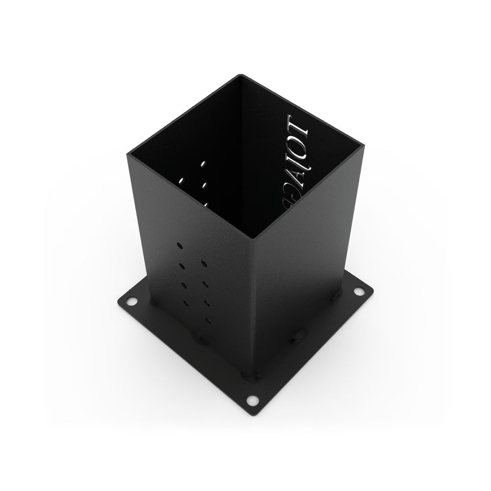 TOJA GRID SOLO Pergola Post Base and Wall Mount Bracket for 6x6 Wood Posts 4 Pack