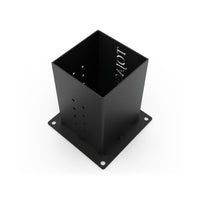 TOJA GRID SOLO Pergola Post Base and Wall Mount Bracket for 6x6 Wood Posts 4 Pack