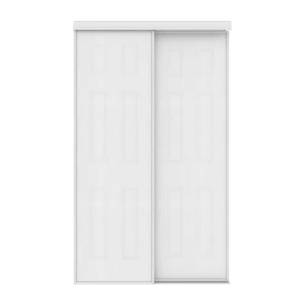 Indoor Studio Bostonian 36 in. x 80.5 in. White Masonite Sliding Closet Door