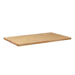 Hardwood Reflections Unfinished Hevea Butcher Block Countertop 60 inch