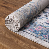 Concord Global Trading Barclay Ivory 6 ft. 7-inch x 9 ft. 3-inch Medallion Indoor Area Rug