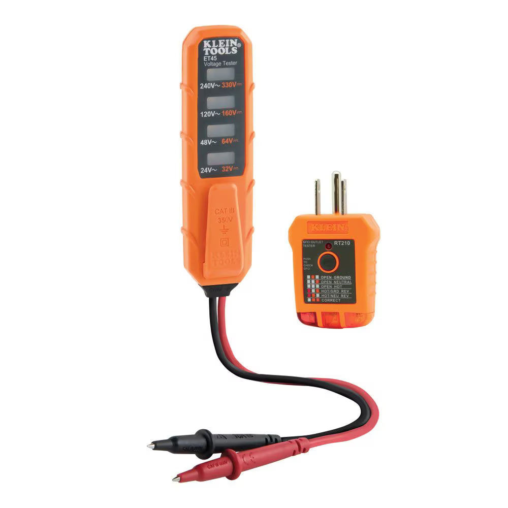 Klein Tools AC/DC Voltage and Receptacle Electrical Test Kit