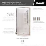 Iris 2 Corner Shower Stall Kit