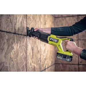 RYOBI 18V ONE+ HP Brushless Reciprocating Saw Kit with 4.0 Ah HP Battery and Charger