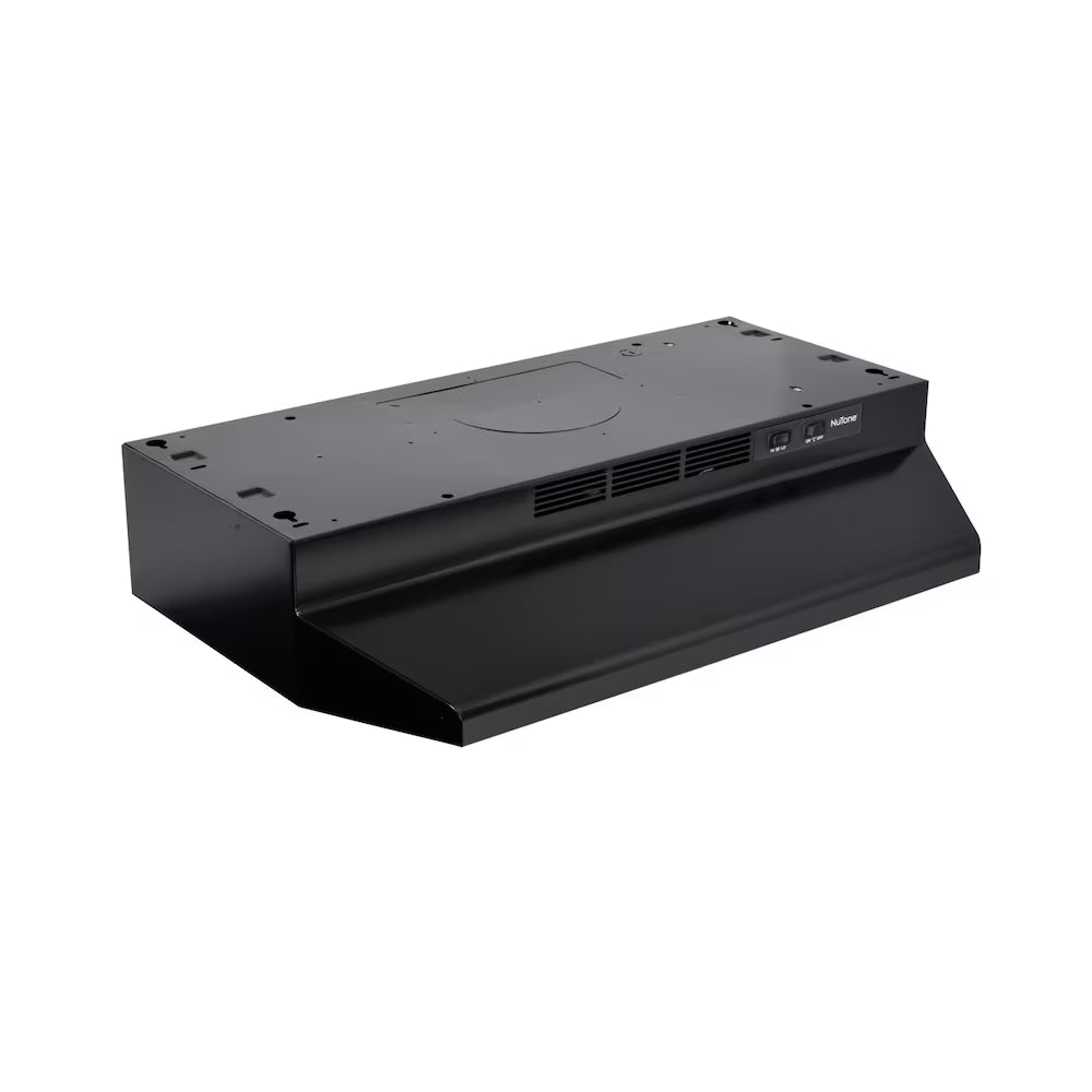 Broan-NuTone NU2 Series 30-inch Under-Cabinet Range Hood in Black