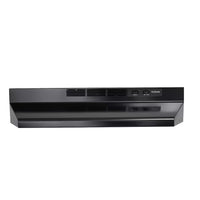 Broan-NuTone NU2 Series 30-inch Under-Cabinet Range Hood in Black
