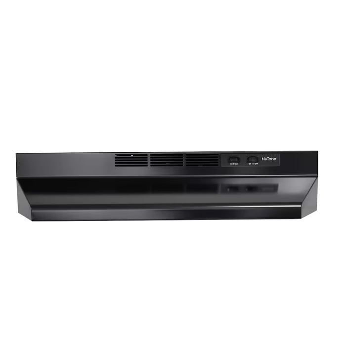Broan-NuTone NU2 Series 30-inch Under-Cabinet Range Hood in Black
