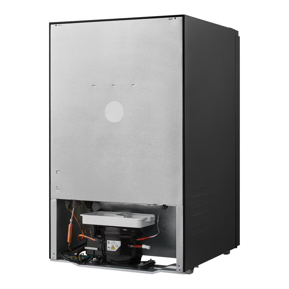 Vissani 4.3 cu. ft. Black Mini Refrigerator with 2 Adjustable Glass Shelves