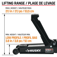Husky 3.5 Ton Low Profile Service Jack