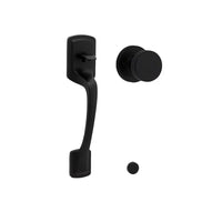 Weiser Prague x Cambie Knob Matte Black Exterior Door Handle Set/Entry Door Knob