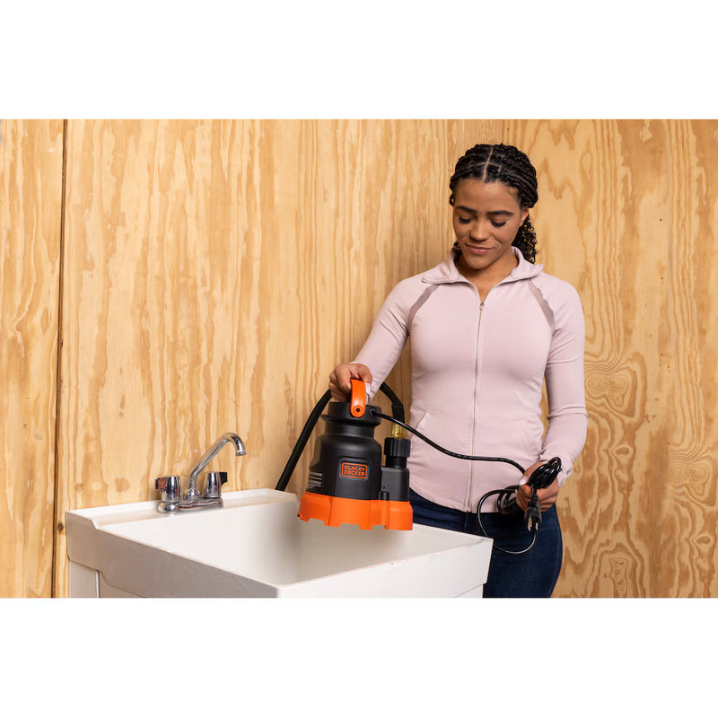 BLACK+DECKER 1/3 HP Submersible Multi-Purpose Water Pump