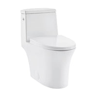 Swiss Madison Hugo 1.1/1.6 GPF One-Piece Elongated Toilet Dual-Flush Touchless in White