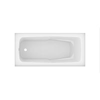 Valley Acrylic Bath LTD IONE 72 inch x 24 inch Plain Skirted Bathtub Left-Hand Drain Location