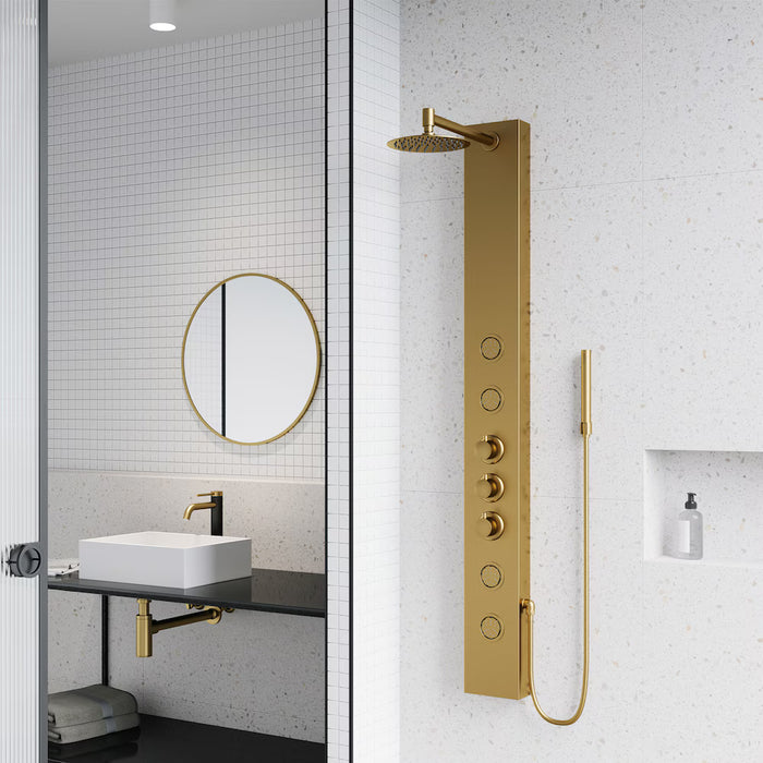 VIGO Ellington 4-Jet High Pressure Shower Panel System