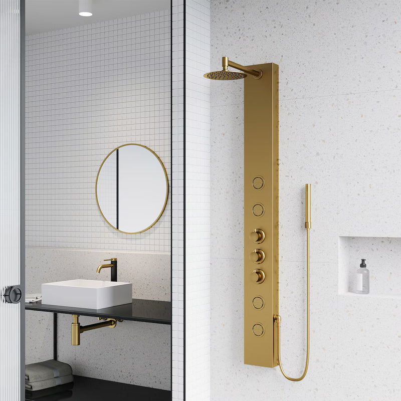 VIGO Ellington 4-Jet High Pressure Shower Panel System