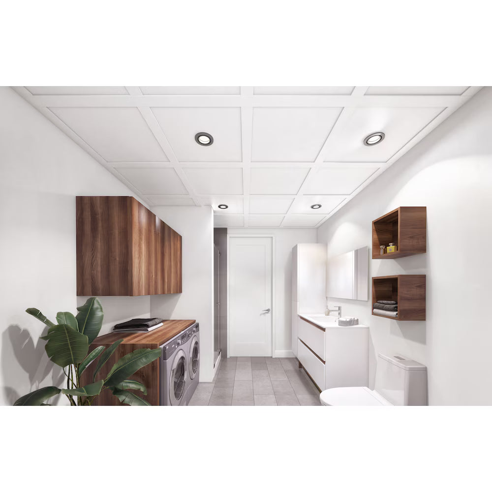 Embassy Ceilings Suspended Ceiling Tile Kit - 20 Panels 2 ft. x 2 ft. (100 sq. ft. total coverage)