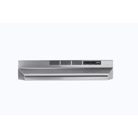 Nutone NU2 Series 30-inch Under-Cabinet Range Hood, 230 Max Blower CFM, Stainless Finish
