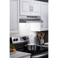 Nutone NU2 Series 30-inch Under-Cabinet Range Hood, 230 Max Blower CFM, Stainless Finish