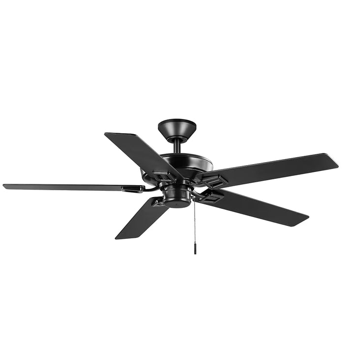 Hampton Bay Bayfield 52-inch Indoor Matte Black Ceiling Fan with Reversible Blades