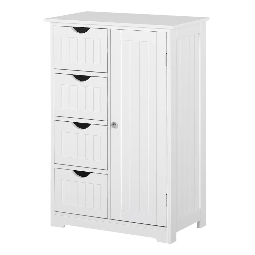 White Bathroom Storage Cabinet