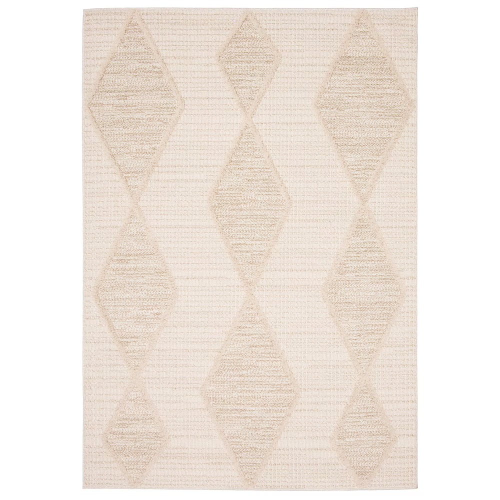 ECARPET Specter Beige 5 ft. x 7 ft. Indoor Area Rug