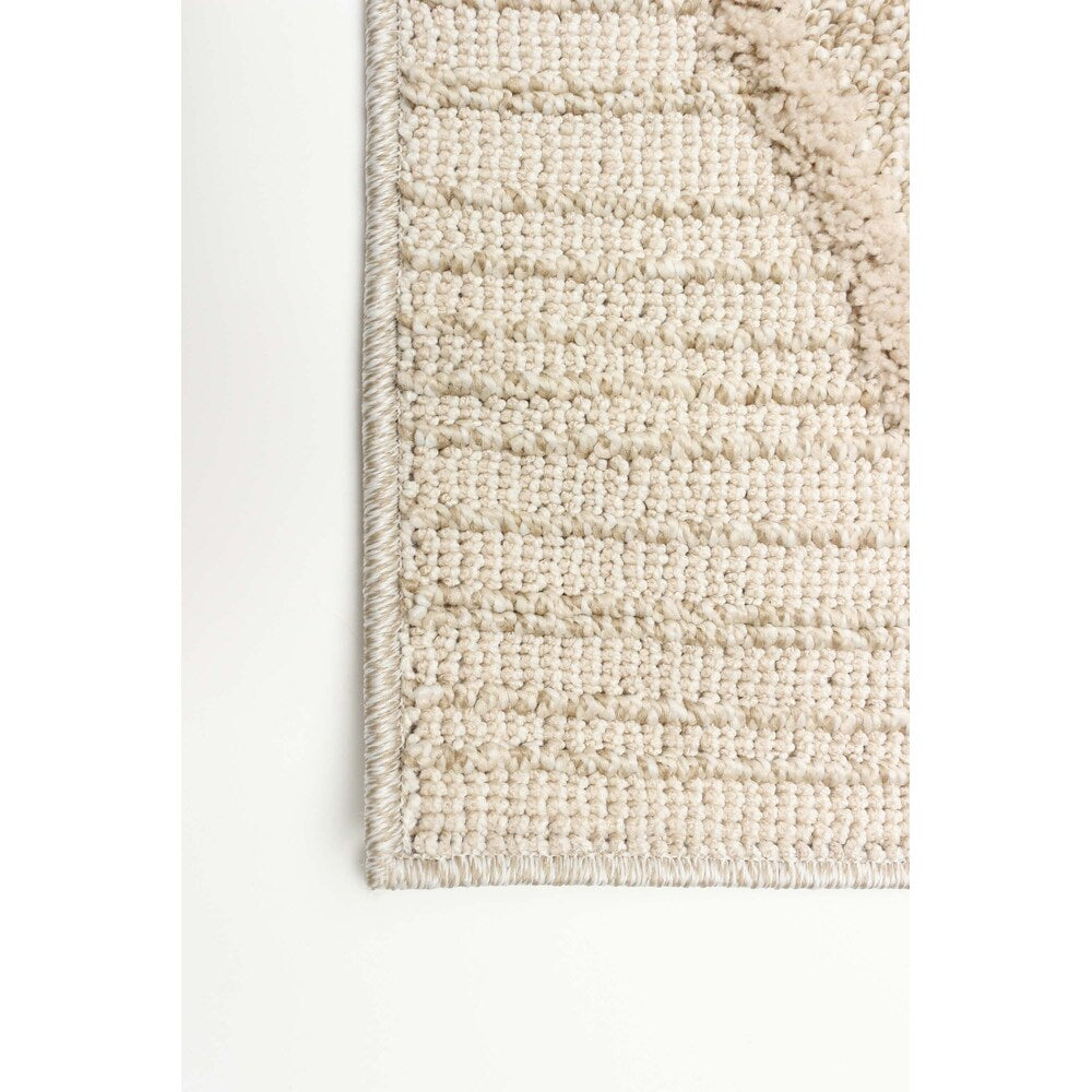 ECARPET Specter Beige 5 ft. x 7 ft. Indoor Area Rug