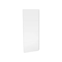 MAAX Utile 32 in. L x 80 in. H Single Side Shower Wall Panel in Erosion Bora White Matte Finish