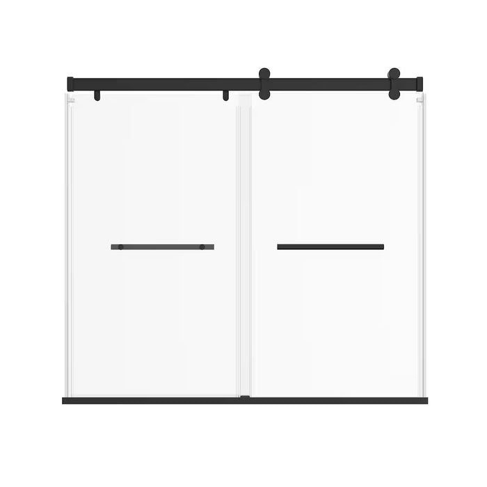 Mirolin Exploria 56" 60" W x 57.5" H Frameless Sliding Bypass Tub Doors