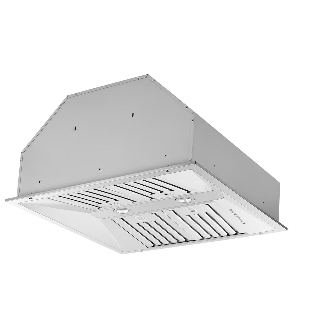 Forno Altilia 30-inch Insert Range Hood, 600 CFM, 4 Speed Control, All Stainless Steel, Baffle Filters