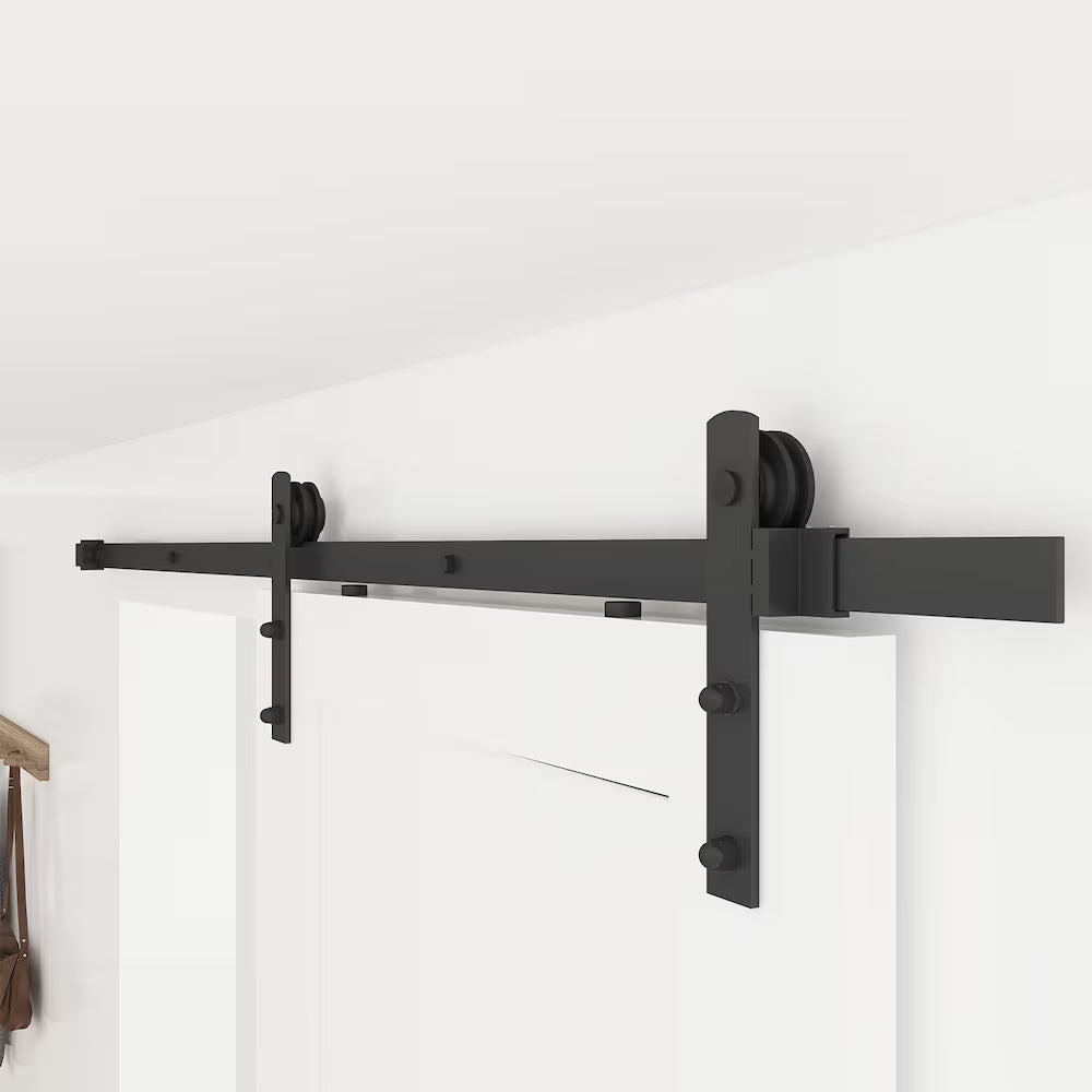 Everbilt 78 3/4in. I-Shaped Sliding Barn Door Rail Hardware Kit