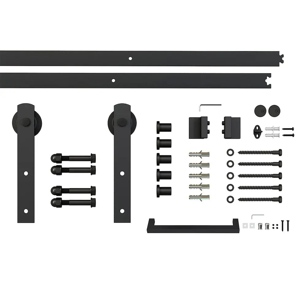 Everbilt 78 3/4in. I-Shaped Sliding Barn Door Rail Hardware Kit