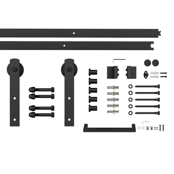 Everbilt 78 3/4in. I-Shaped Sliding Barn Door Rail Hardware Kit